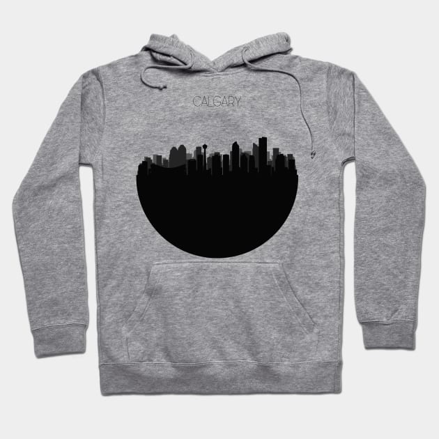 Calgary Skyline Hoodie by inspirowl